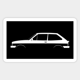 Ford Fiesta XR2 Mk I Silhouette Magnet